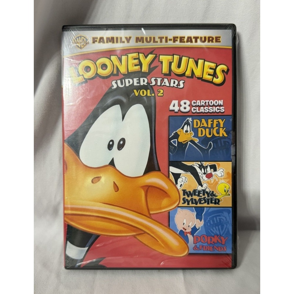 Looney Tunes Super Stars 48 Cartoon Classics (DVD) Brand NIP Sealed Bugs Bunny
